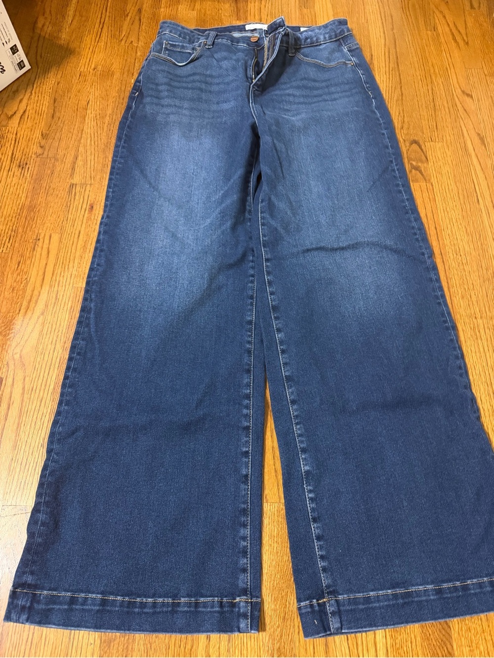 Risen Wide Leg Blue Women's Jeans 15/32